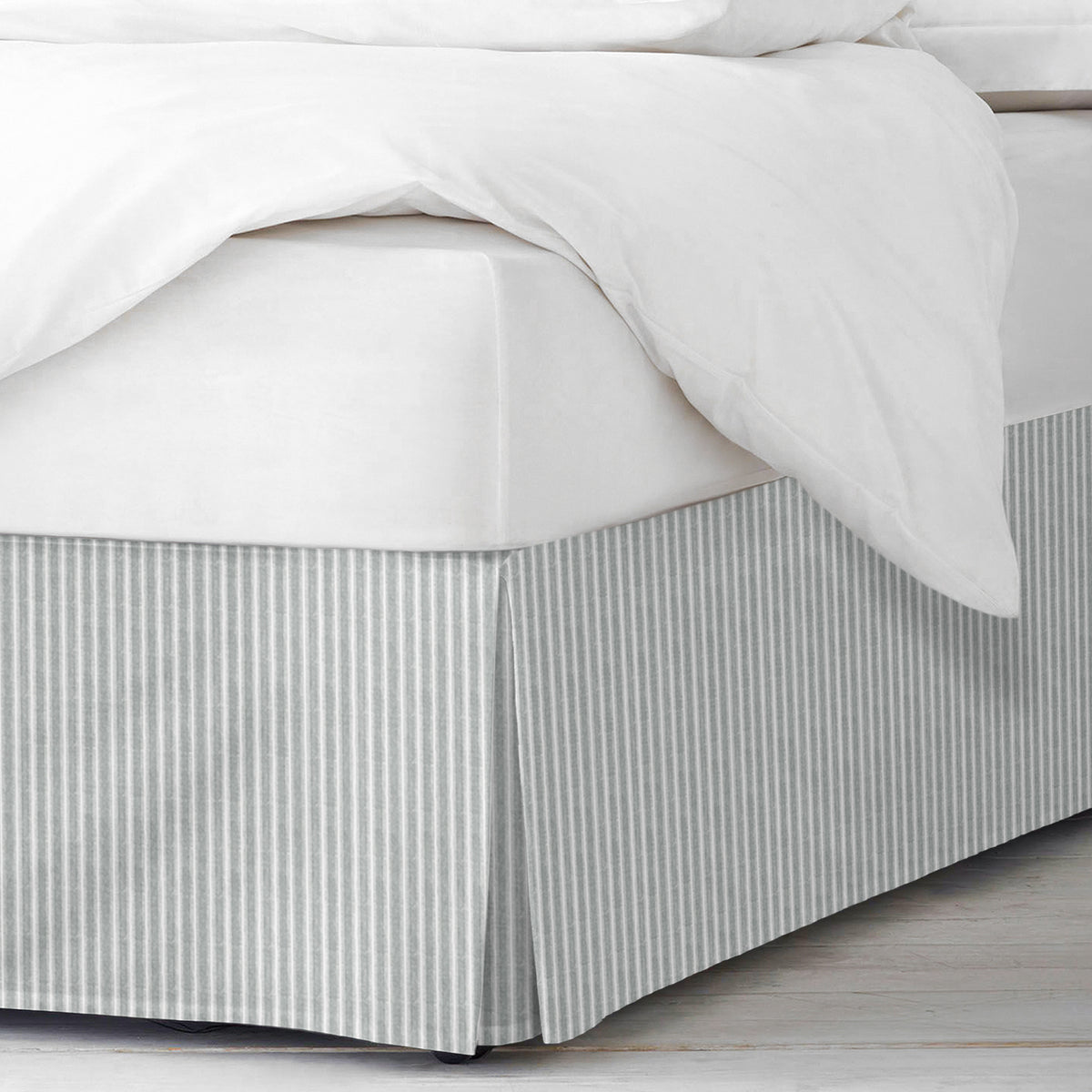 Walker Stripe Sage Bedskirt