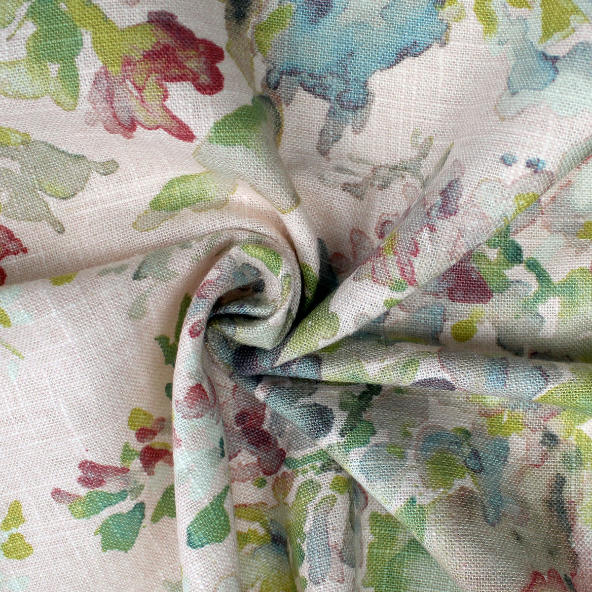 Athena Linen Blush Bedskirt