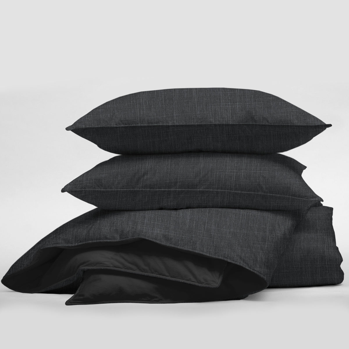 Austin Charcoal Duvet Cover Set