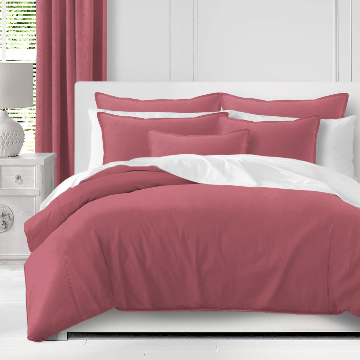 Braxton Pink Grapefruit Shams