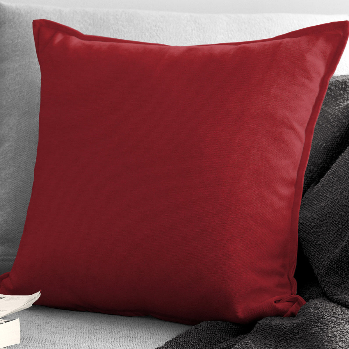 Braxton Red Decorative Pillows