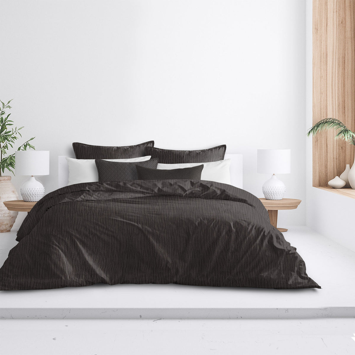 Brea Chocolate Comforter Set
