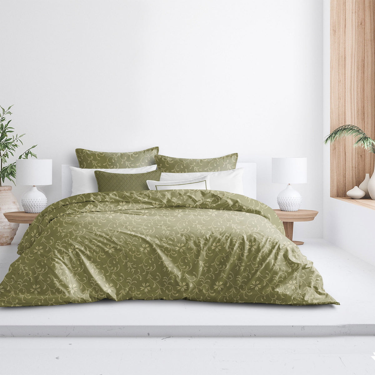Hayba Olive Comforter Set