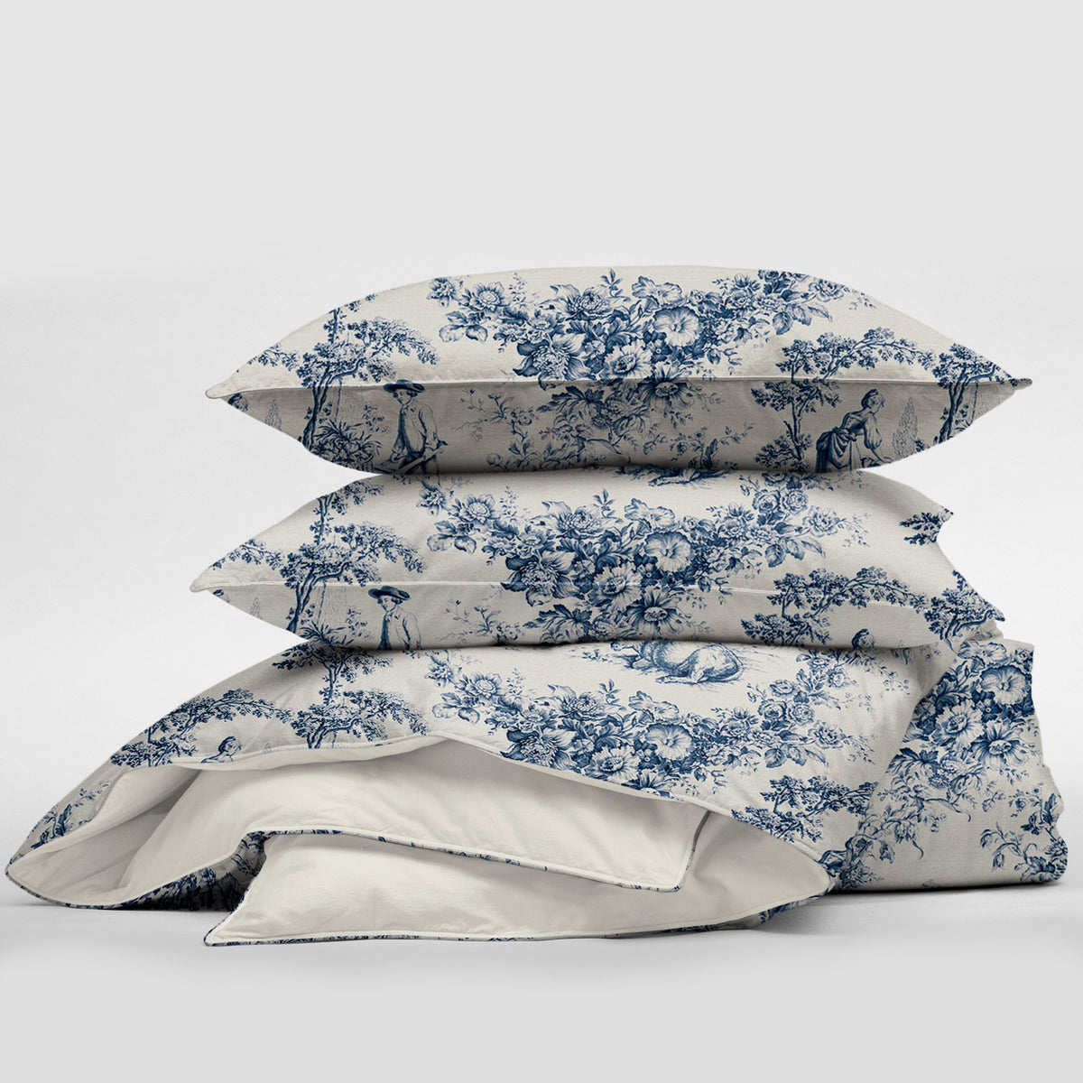 Mason Navy Coverlet Set