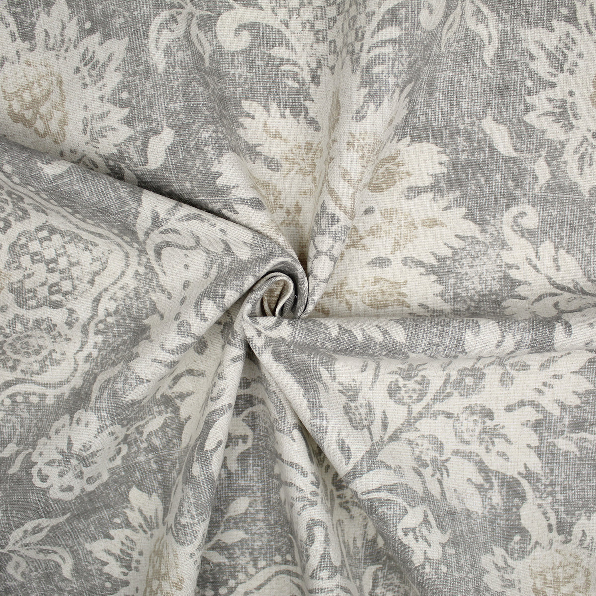 Osha Taupe-Beige Pinch Pleat Drapes