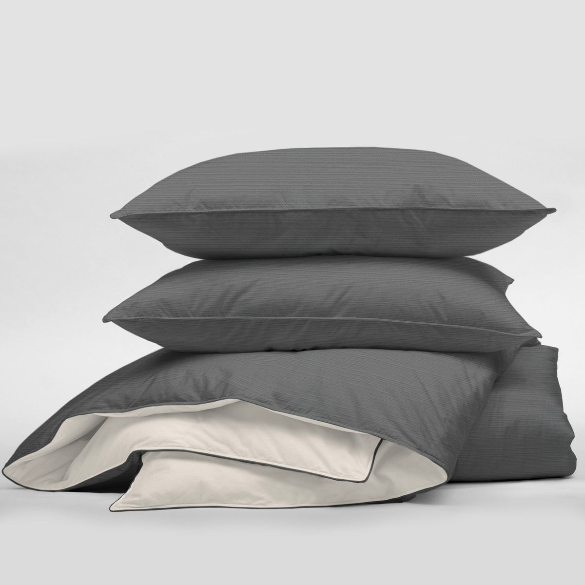 Nova Charcoal Duvet Cover Set