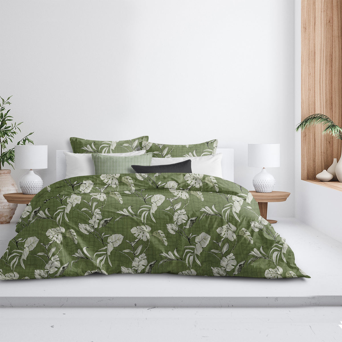 Tropez Green Duvet Cover Set