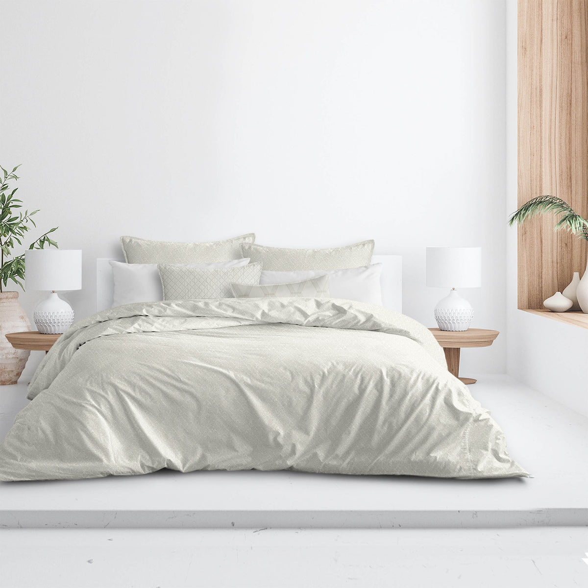 Slater Vanilla Duvet Cover Set