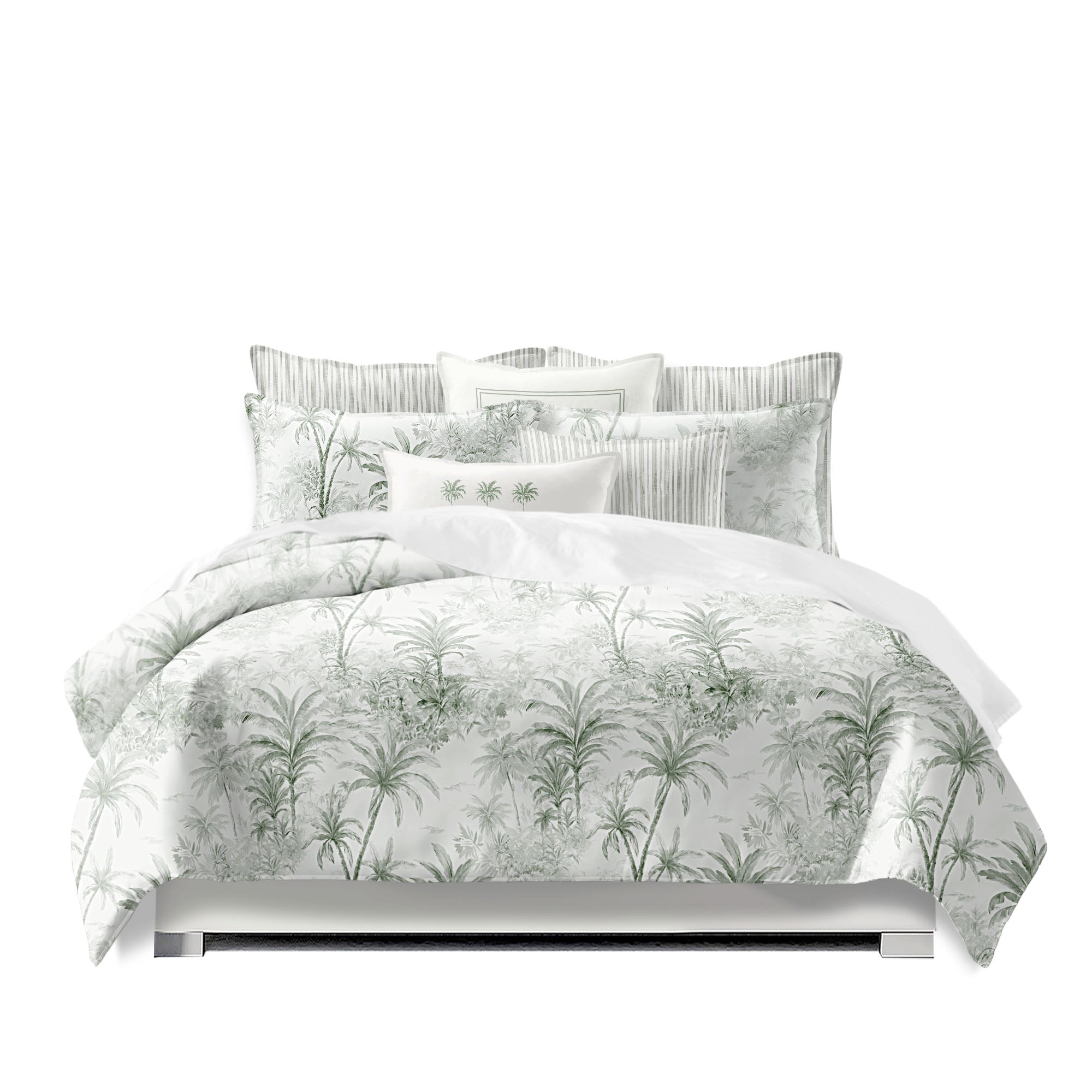 Palmora Toile Sweet Grass – 6ix Tailors Fine Linens