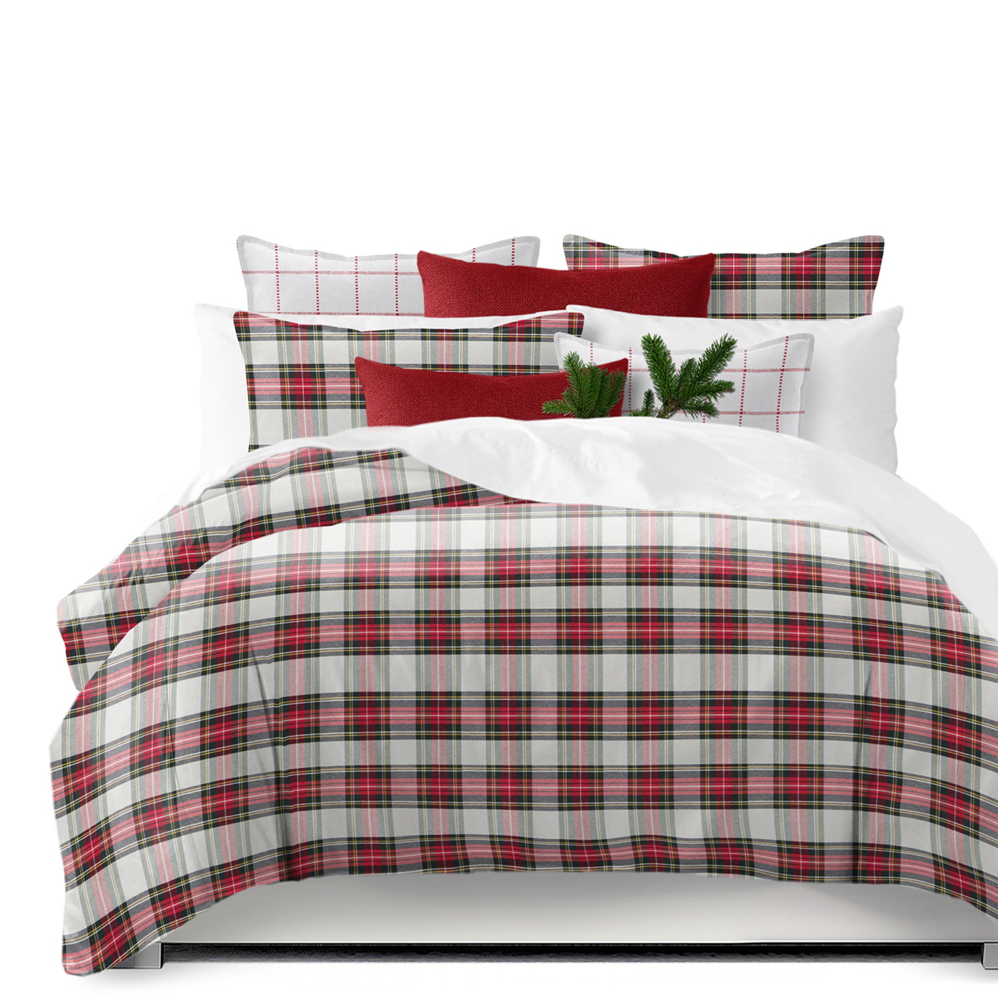 Royal Plaid Ivory/Red