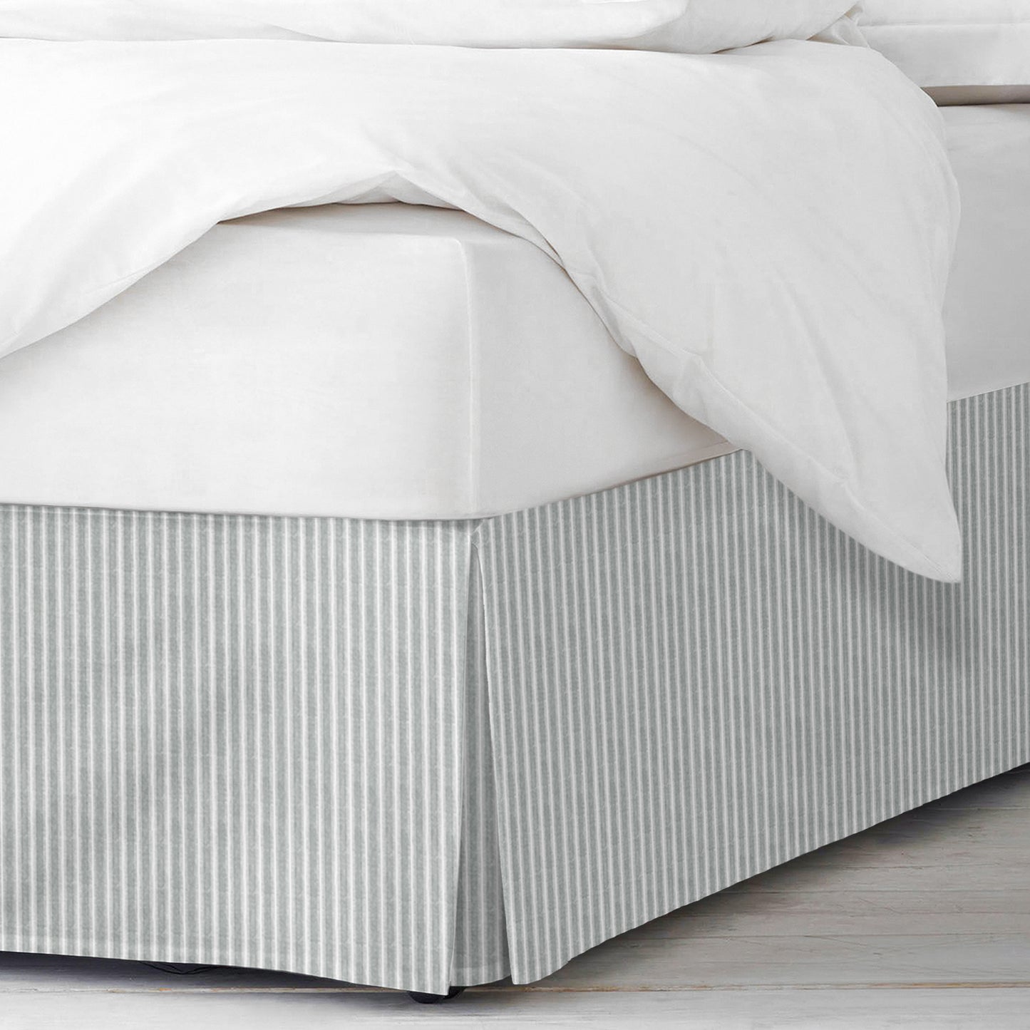 Walker Stripe Sage Bedskirt