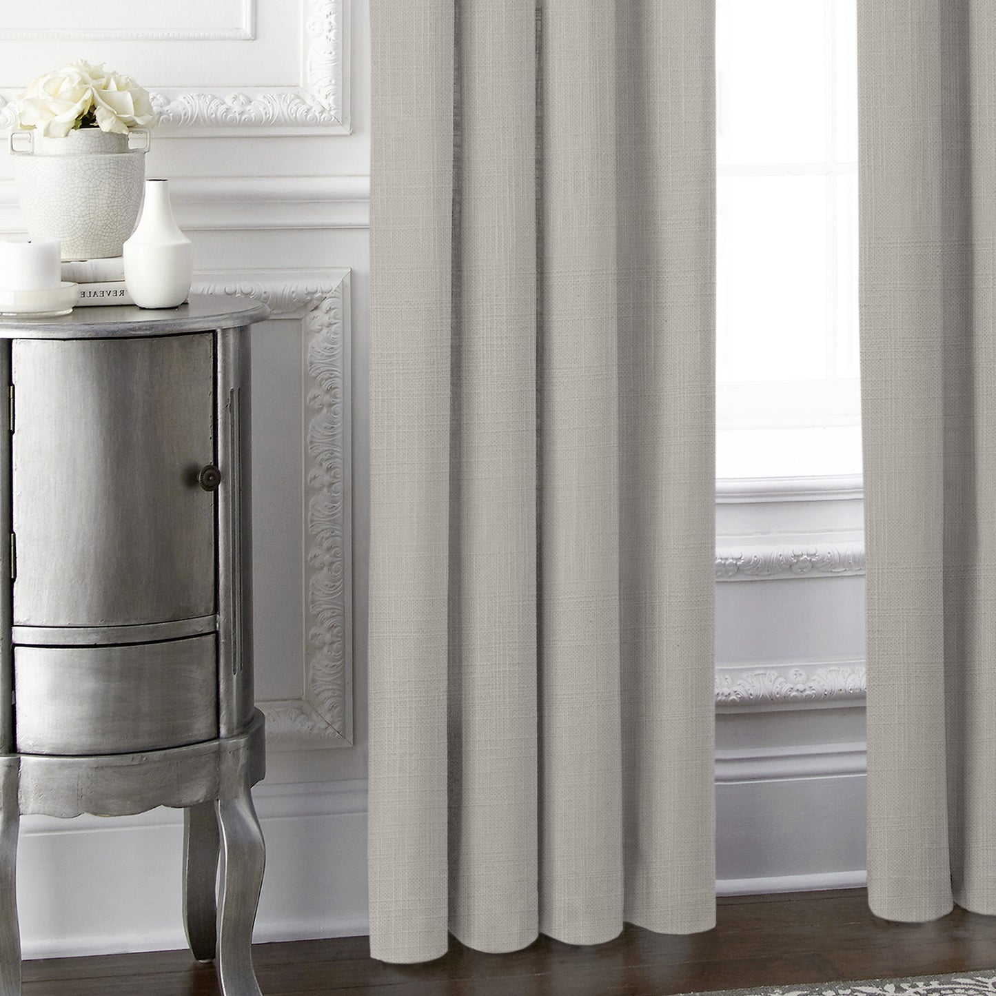 Ancebridge Mushroom Pinch Pleat Drapes