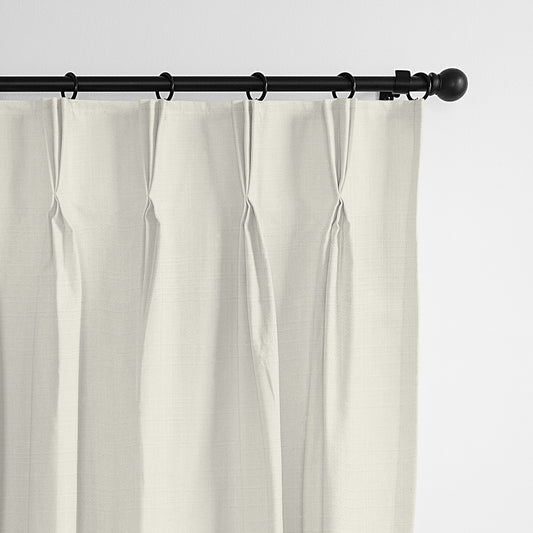 Ancebridge Vanilla Pinch Pleat Drapes