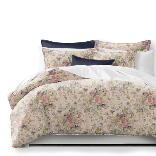 Athena Linen Blush Comforter Set