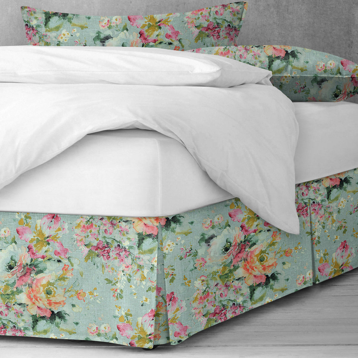 Athena Linen Eggshell Bedskirt