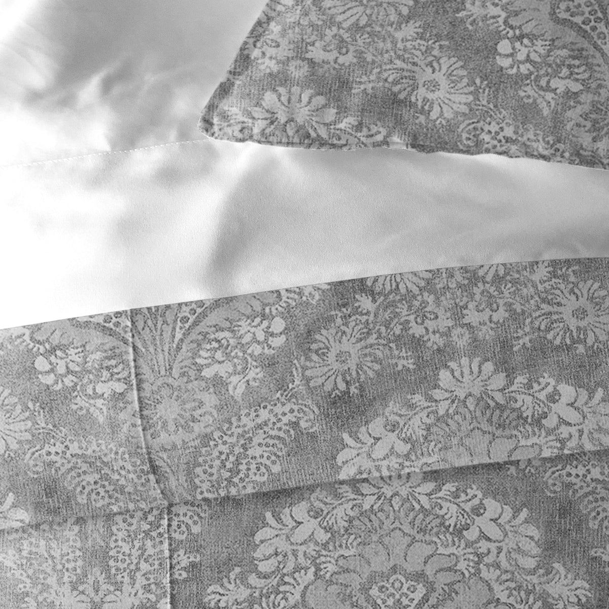 Ophelia Gray Duvet Cover Set