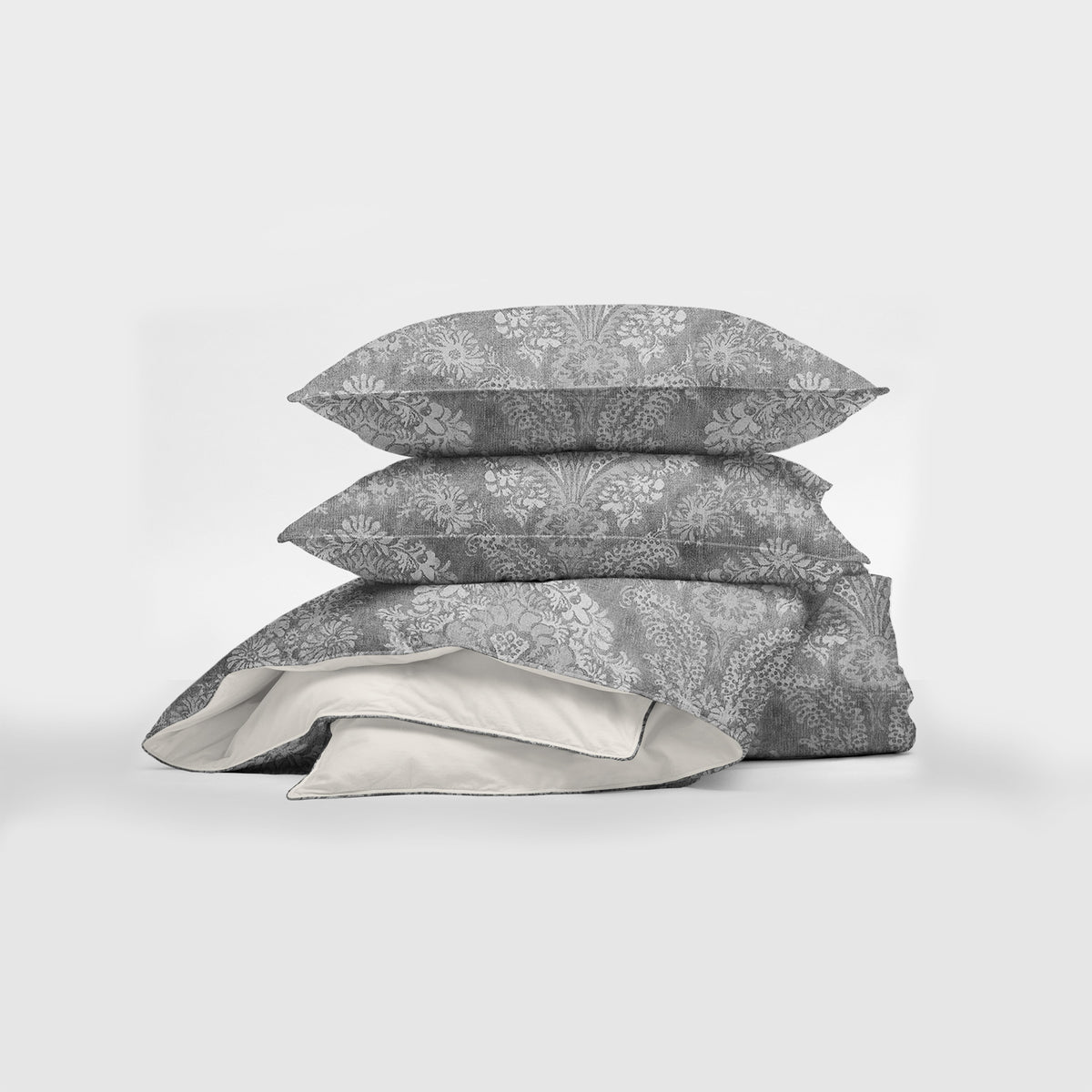 Ophelia Gray Coverlet Set