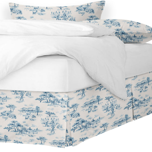 Auclair Blue Bedskirt