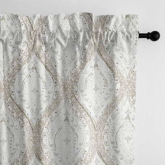 Cressida Linen Pole Top Drapes