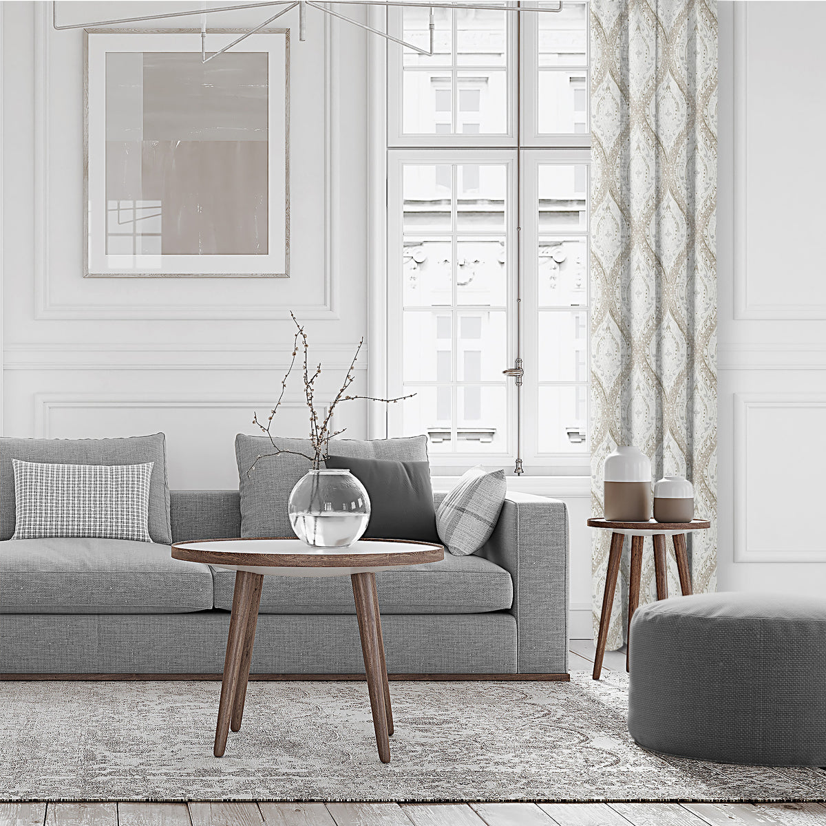 Cressida Linen Pinch Pleat Drapes