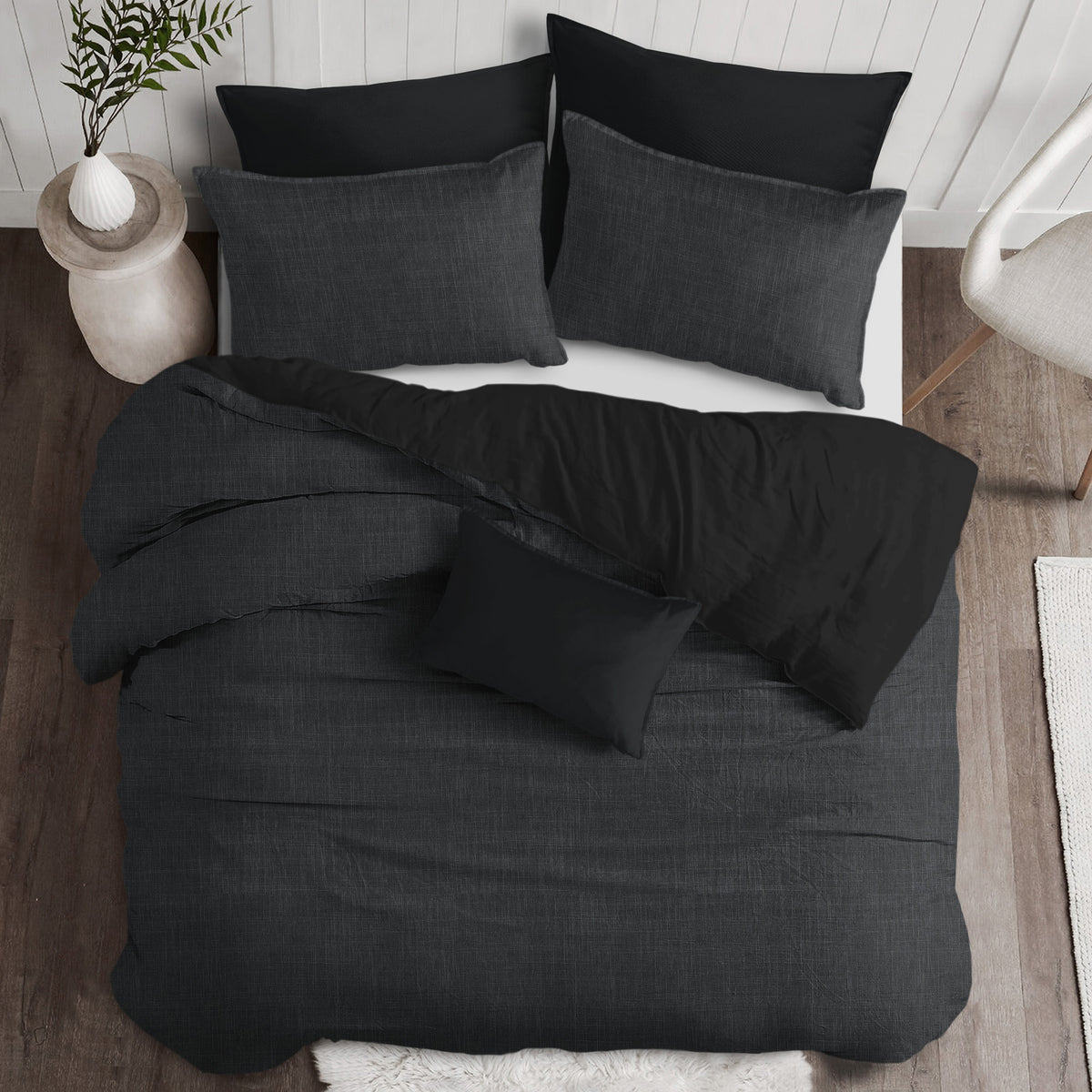 Austin Charcoal Comforter Set