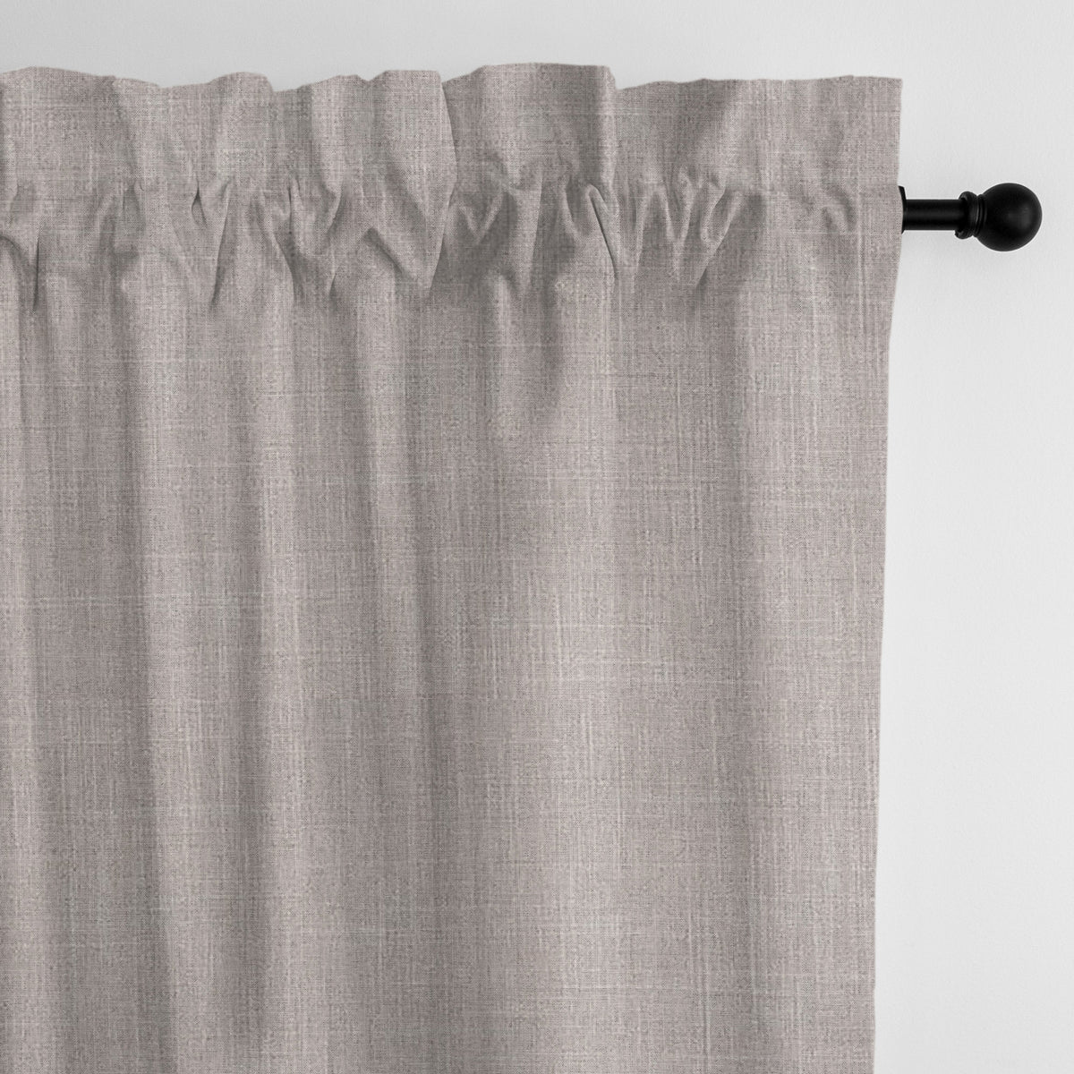Austin Taupe Pole Top Drapes