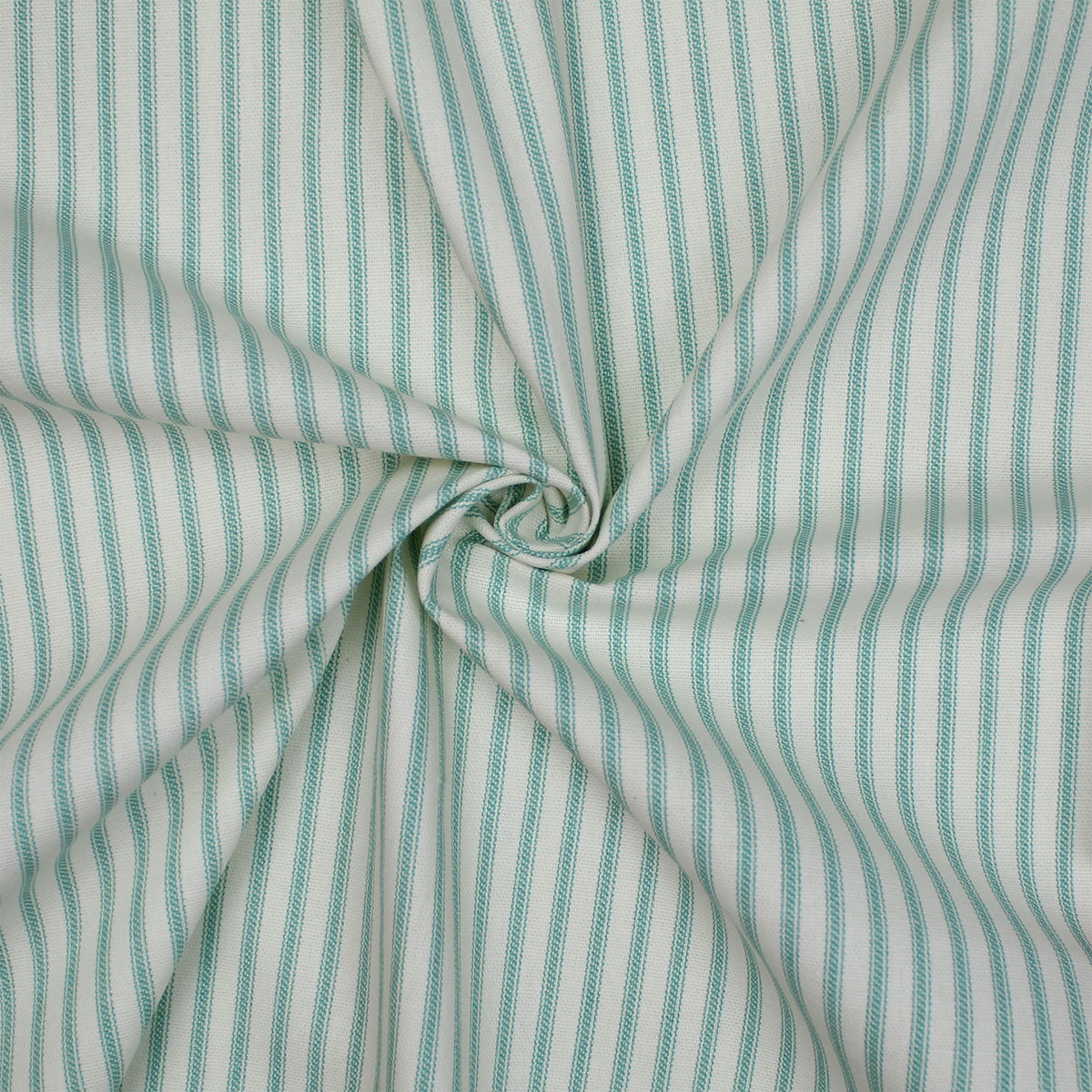 Basic Ticking Stripes Aqua Duvet Cover Set