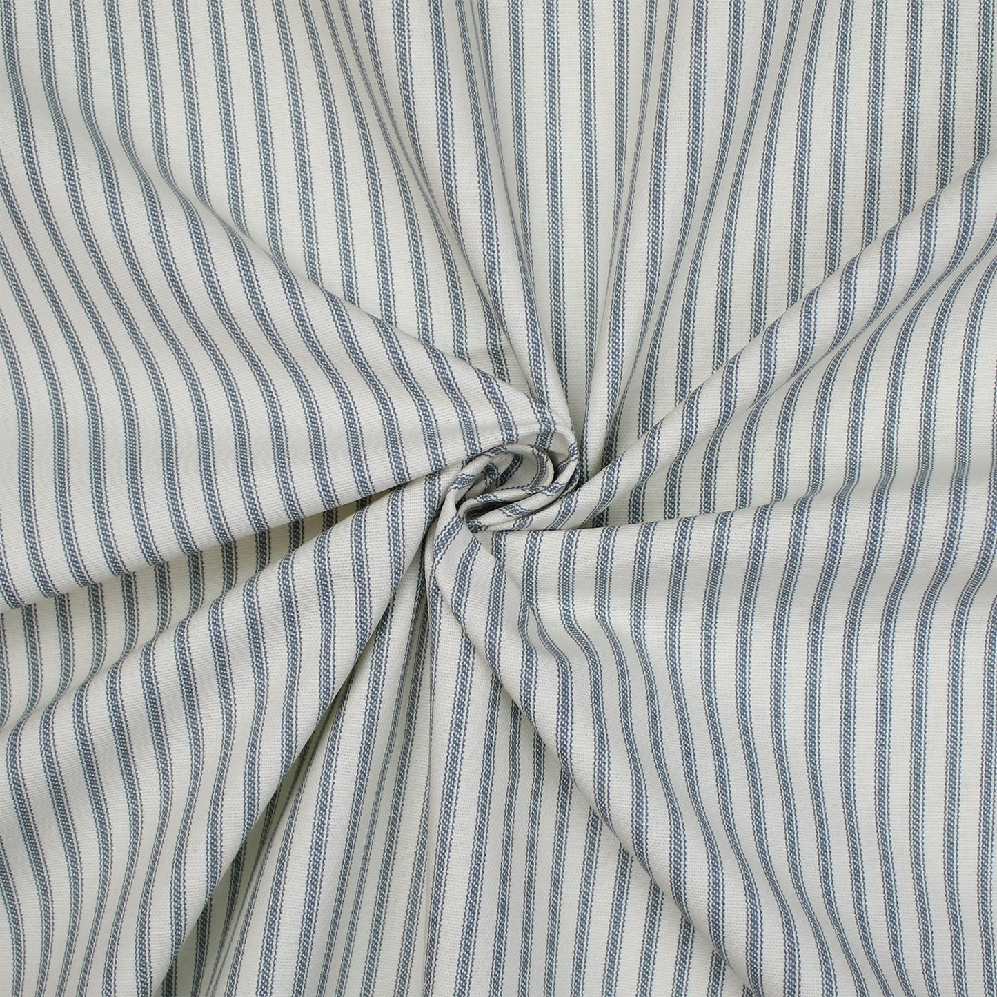 Basic Ticking Stripes Blue Fog Comforter Set