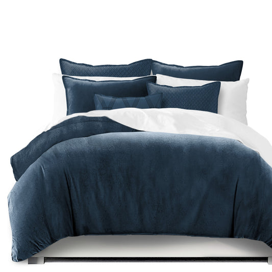 Basic Velvet Marine Comforter Set