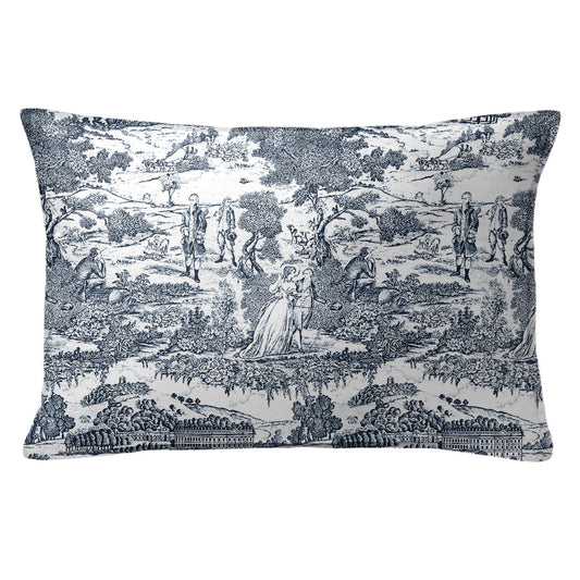 Beau Toile Blue Shams