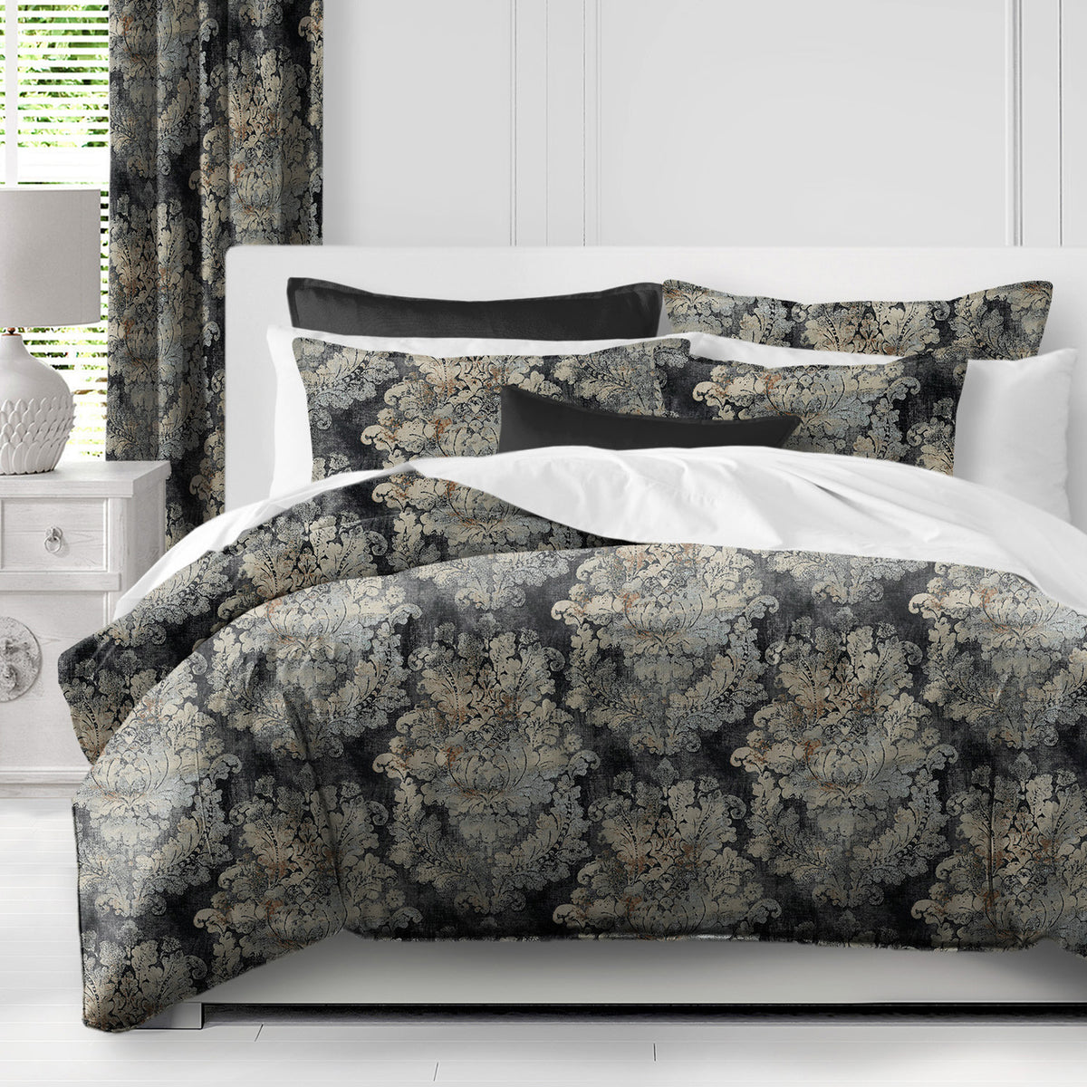 Bentley Linen Cindersmoke Comforter Set