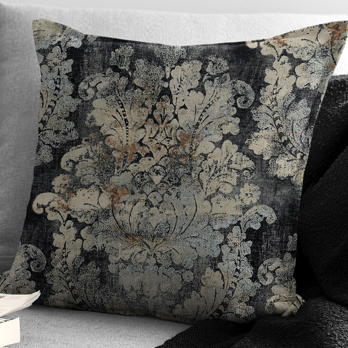 Bentley Linen Cindersmoke Decorative Pillows