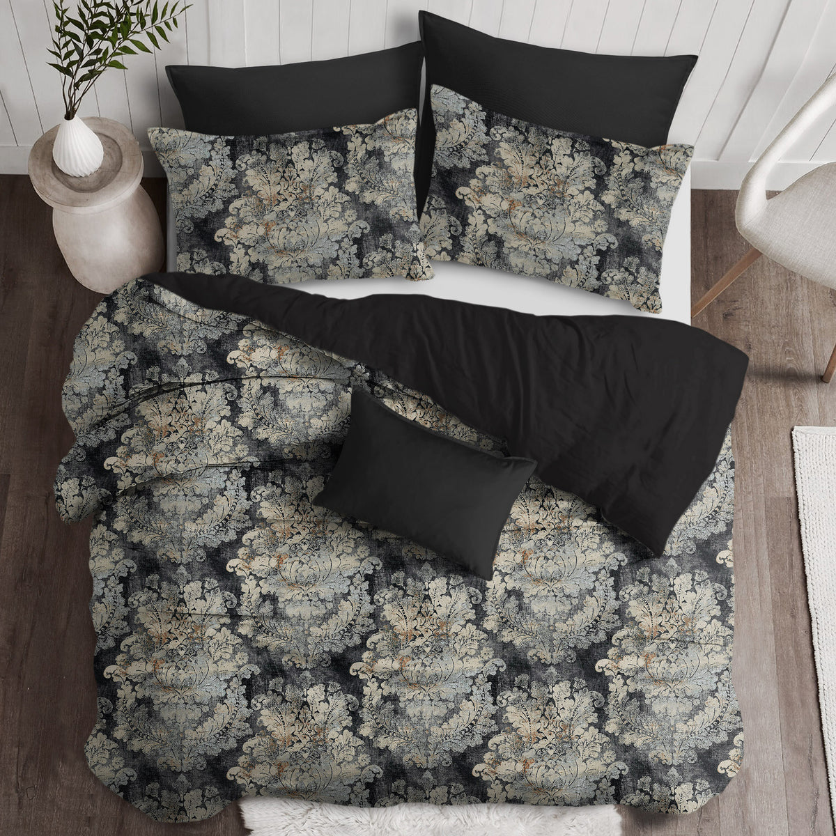 Bentley Linen Cindersmoke Comforter Set