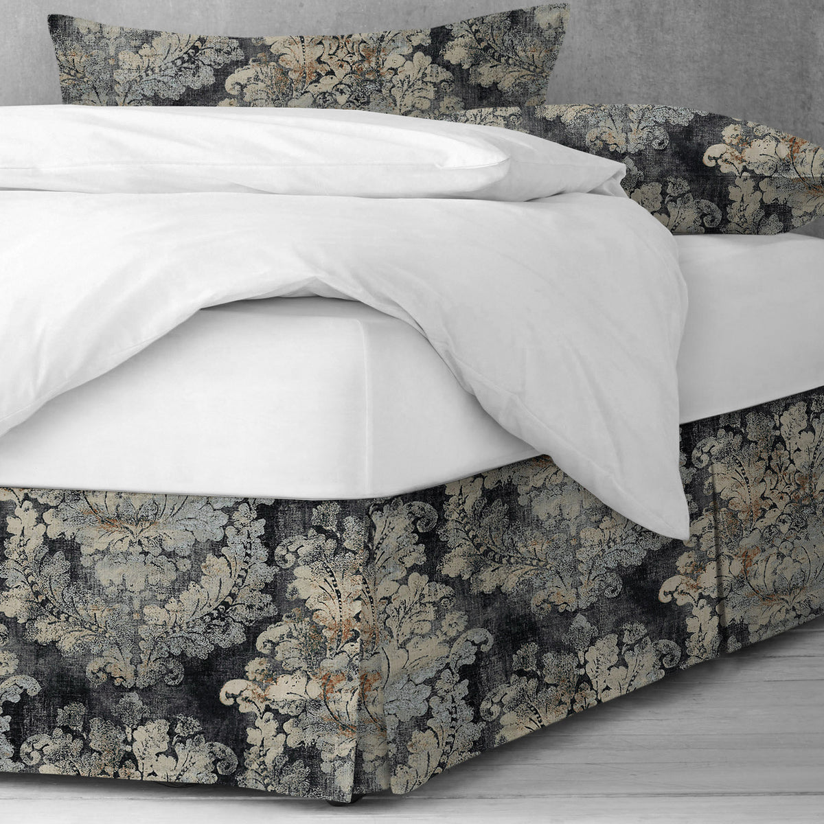 Bentley Linen Cindersmoke Bedskirt