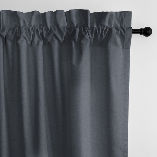 Braxton Gray Pole Top Drapes