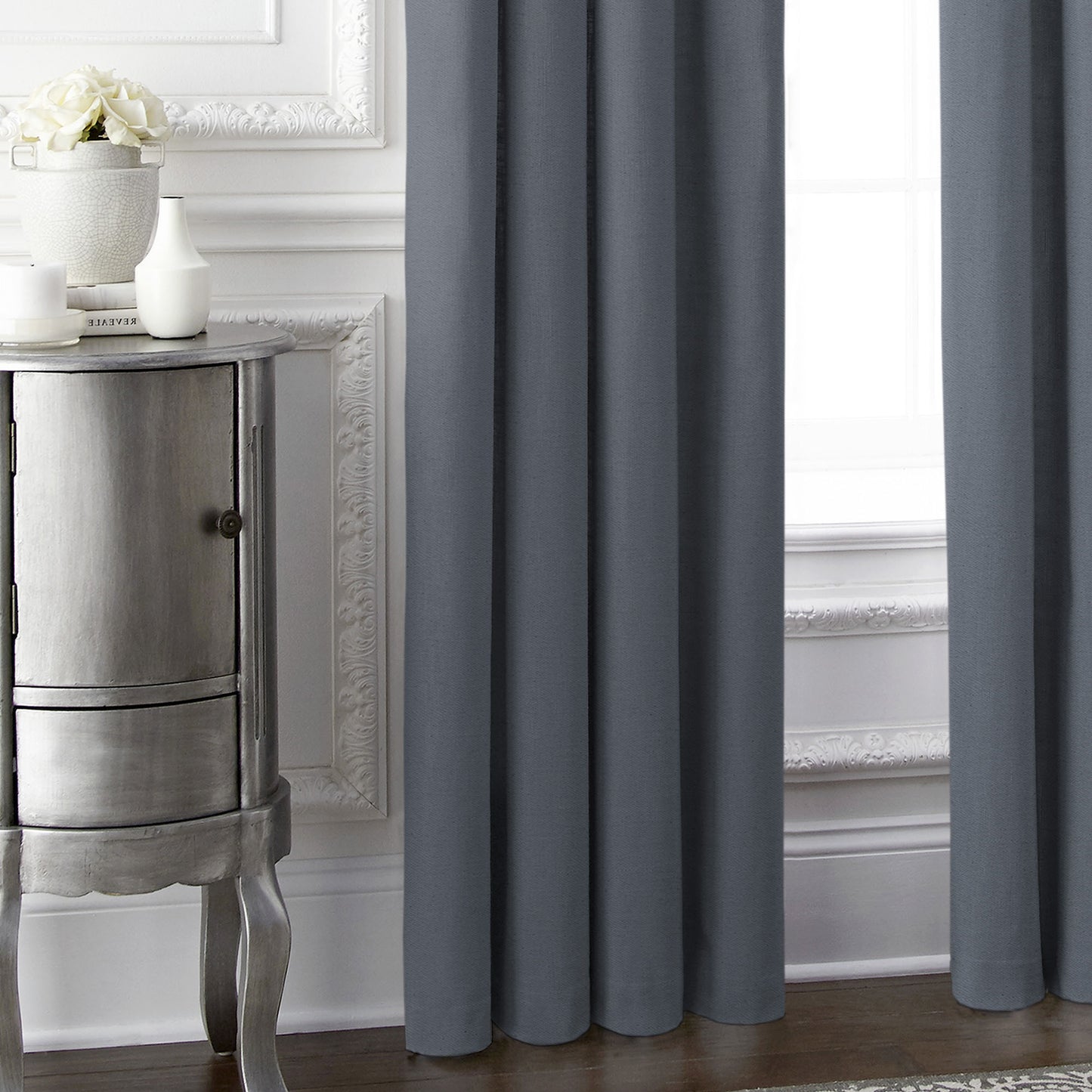 Braxton Gray Pinch Pleat Drapes