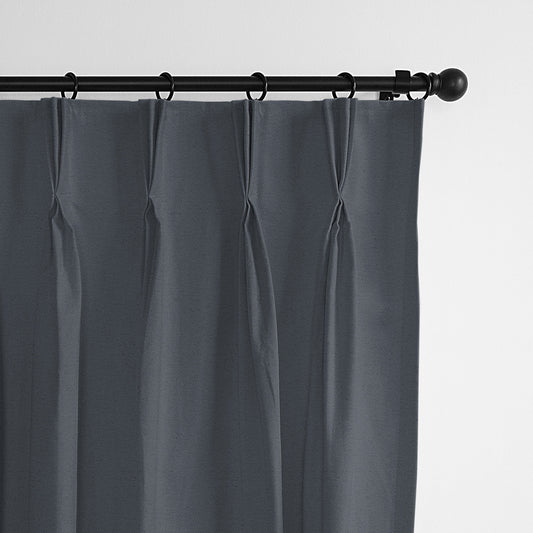 Braxton Gray Pinch Pleat Drapes