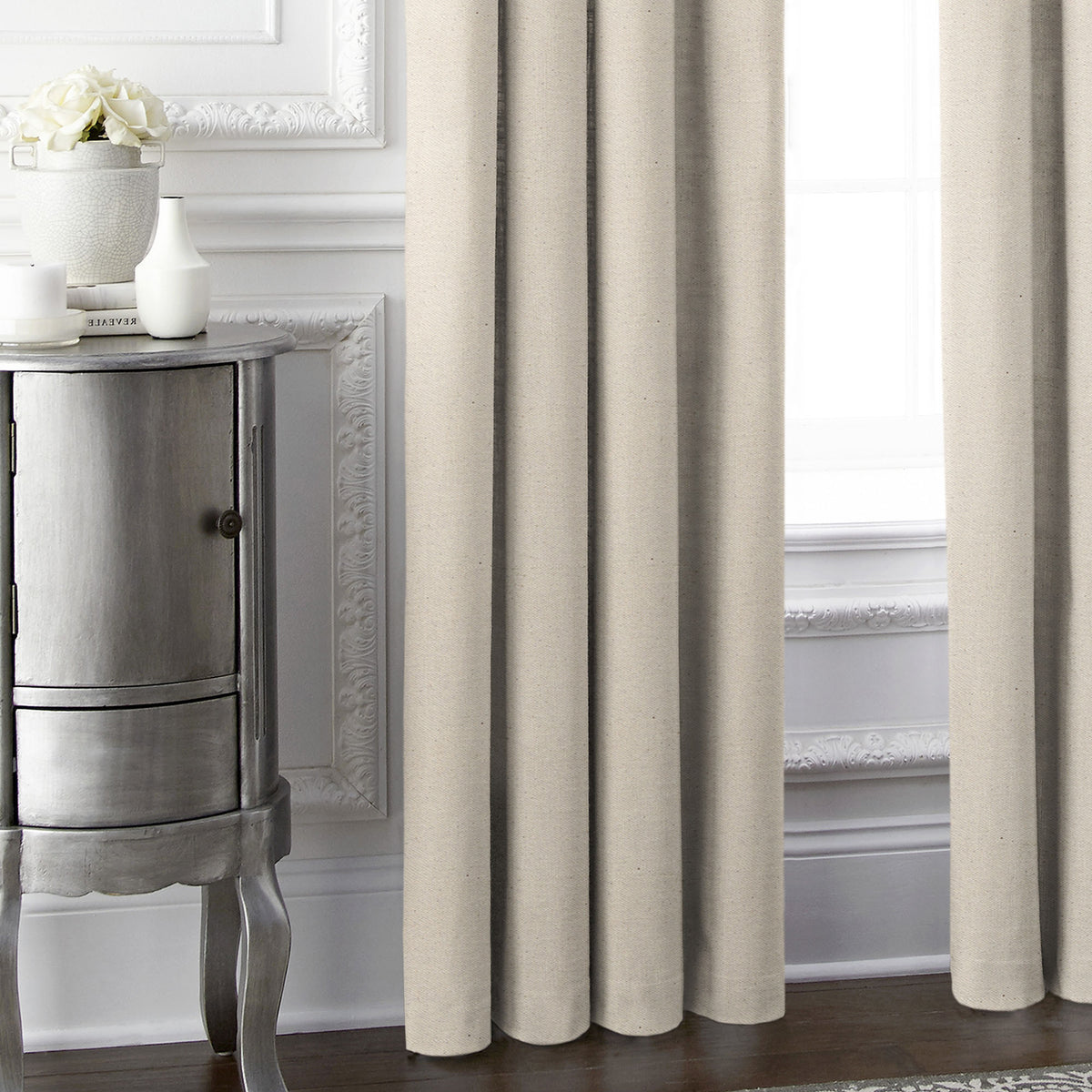 Braxton Natural Pole Top Drapes