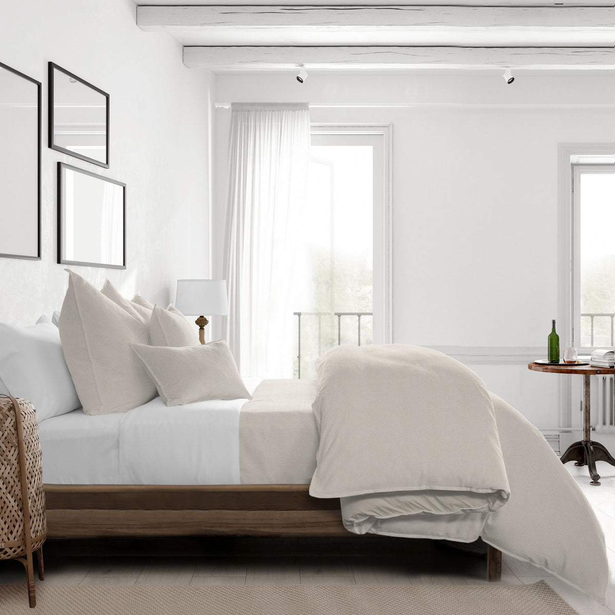 Braxton Natural Duvet Cover Set