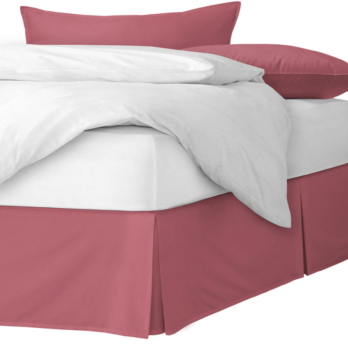 Braxton Pink Grapefruit Bedskirt