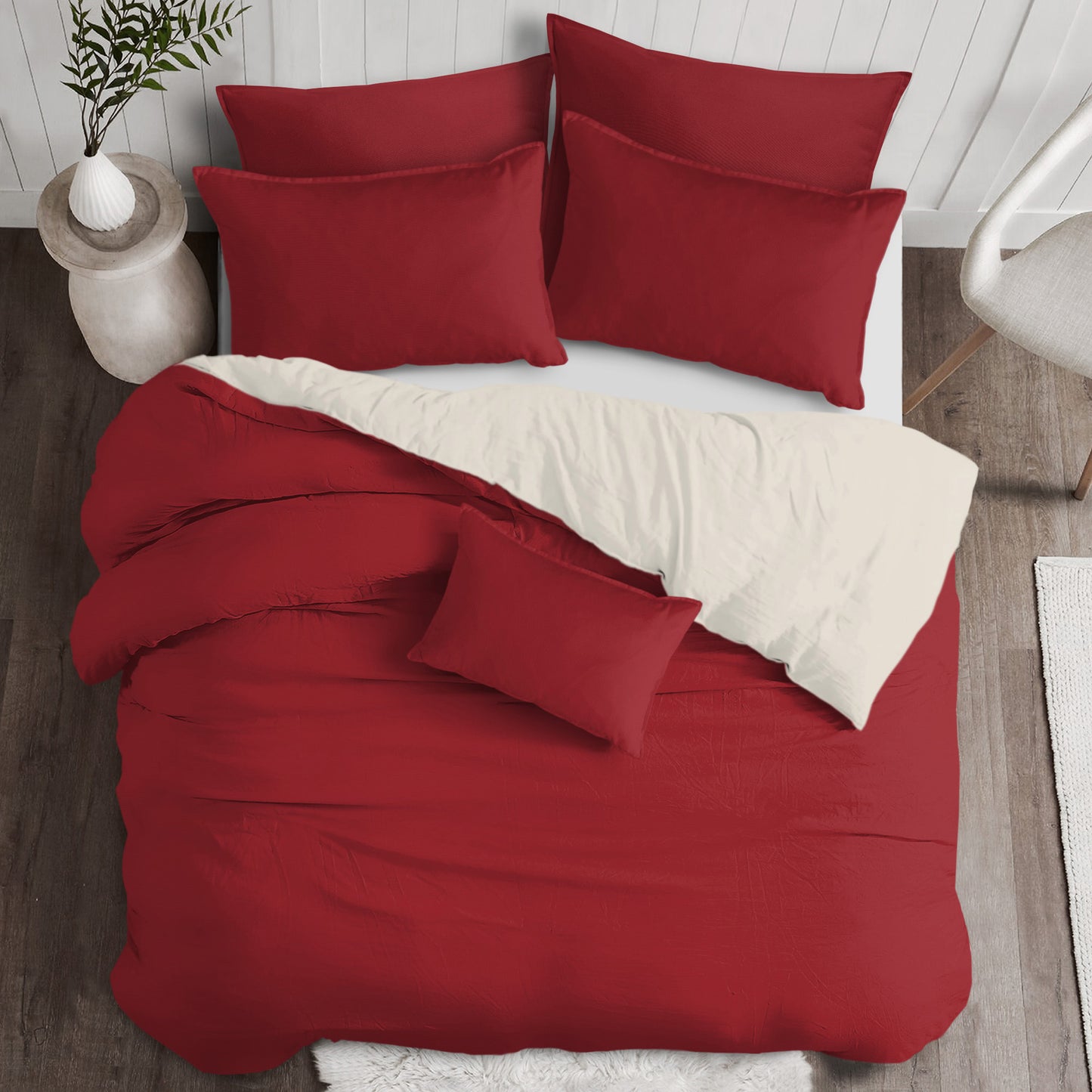 Braxton Red Comforter Set