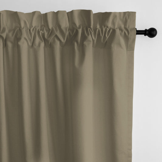 Braxton Wheat Pole Top Drapes