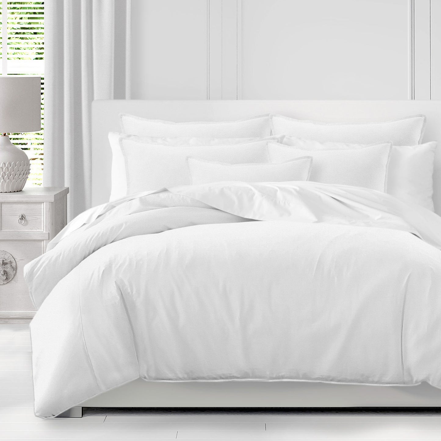 Braxton White Coverlet Set