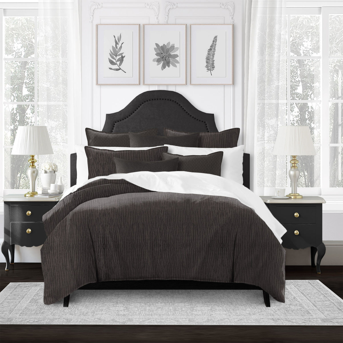 Brea Chocolate Comforter Set