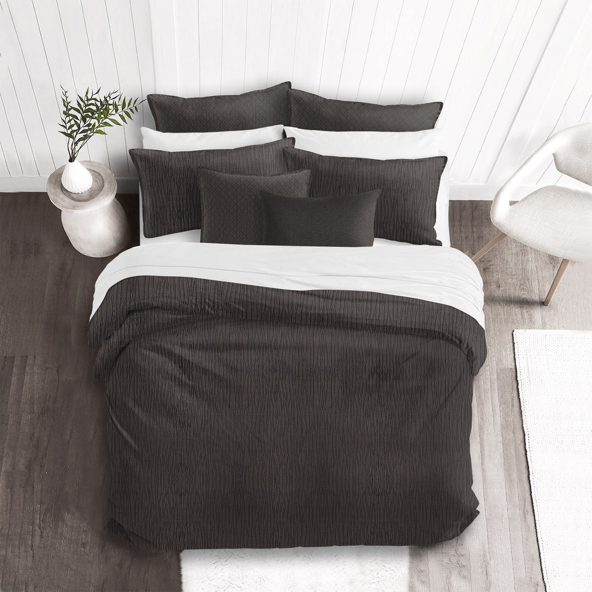 Brea Chocolate Comforter Set