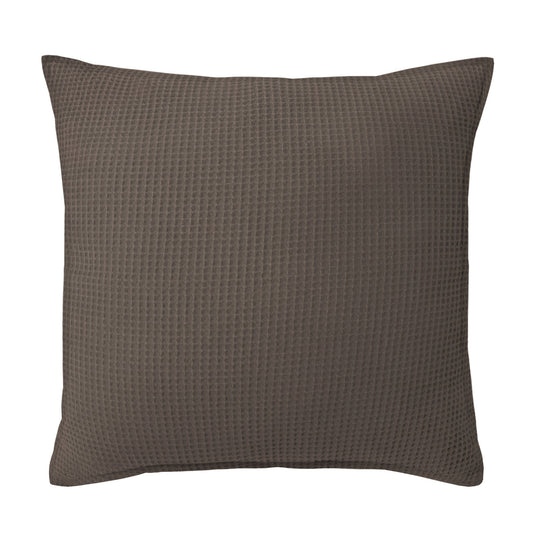 Classic Waffle Mocca Decorative Pillows