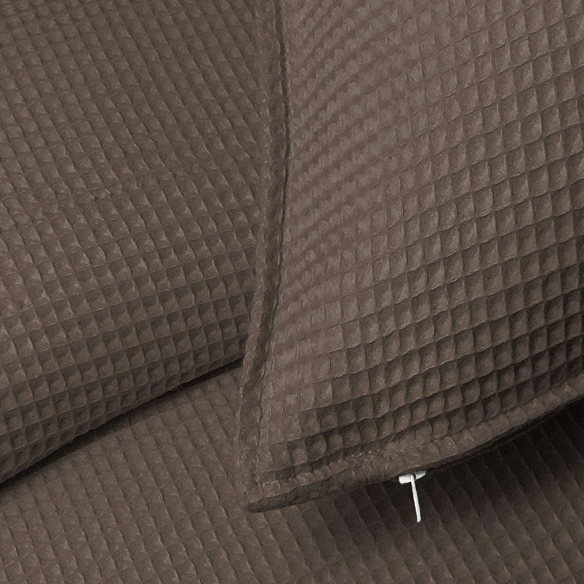 Classic Waffle Mocca Coverlet Set