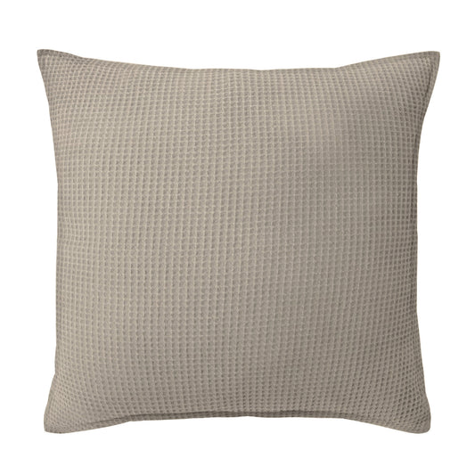 Classic Waffle Natural Decorative Pillows