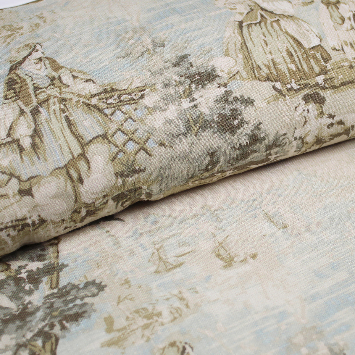 Countryside Natural-Aqua Duvet Cover Set