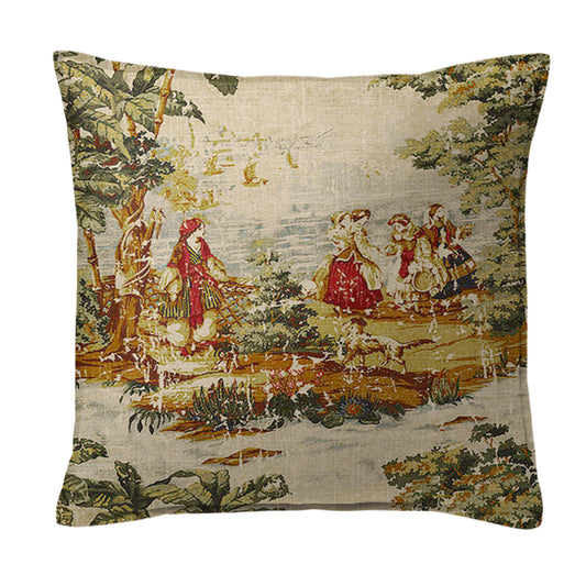 Countryside Red Decorative Pillows